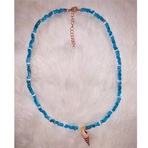 Beaded shell choker